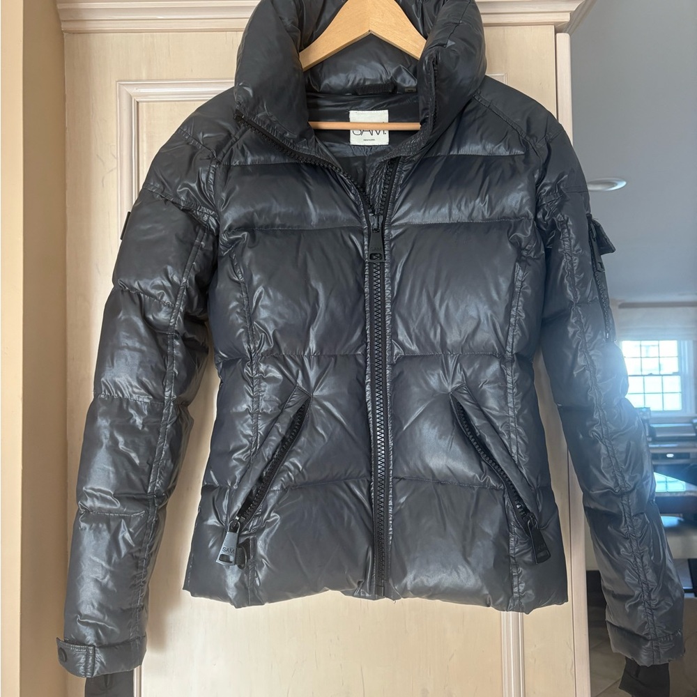 SAM. Charcoal Puffer Jacket